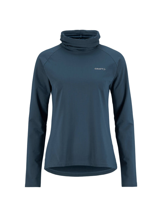 Craft Gain Thermal Funnelneck Damen in Blau, Vorderansicht