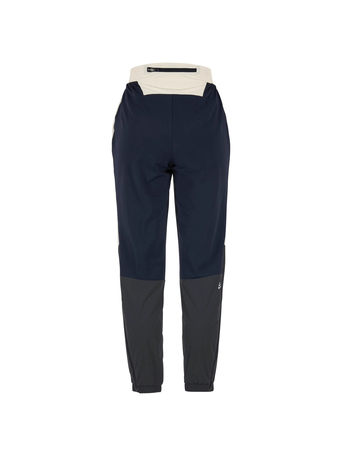 Craft Speed Thermal Pants Damen in Naturweiss/Blau, Rückansicht