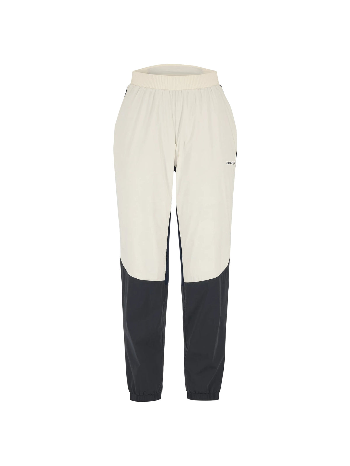 Craft Speed Thermal Pants Damen in Naturweiss/Blau, Vorderansicht