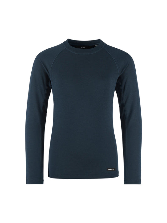 Craft Thermal Baselayer Longsleeve Junior in Navy, Vorderansicht