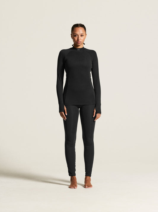 Craft Classic Thermal Baselayer Set Damen in Schwarz, Detailansicht