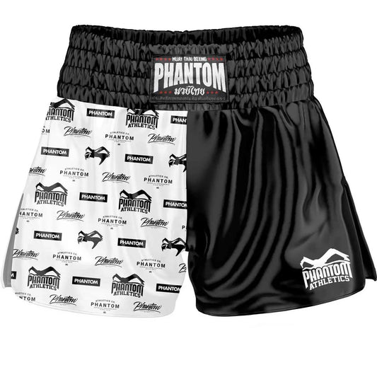 Phantom Muay Thai Shorts Legend - Schwarz/Weiss