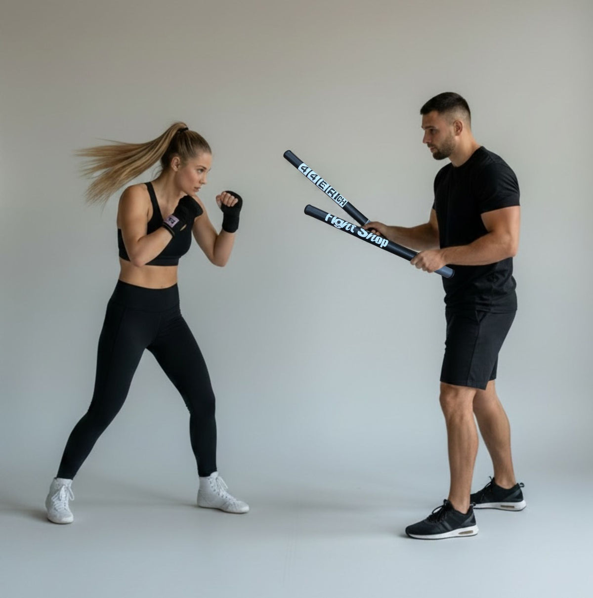 44er Box-Sticks im Training
