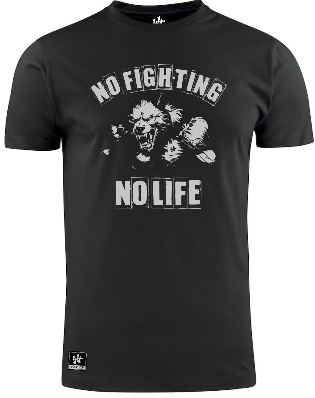 44er T-Shirt No Fighting No Life
