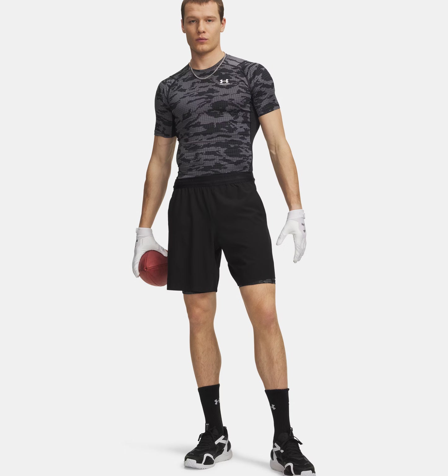 Under Armour - Heat Gear Printed lange Shorts