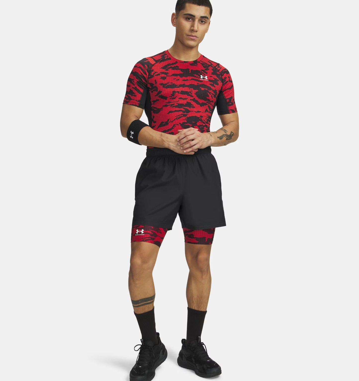 Under Armour - Heat Gear Printed lange Shorts