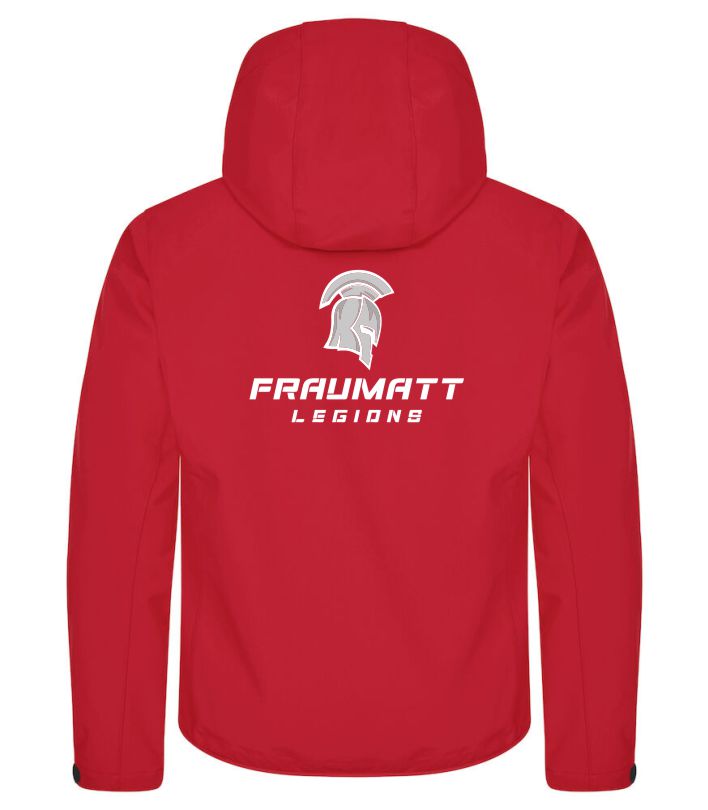 Fraumatt Legions Softshell Jacke schwarz oder rot LADYS