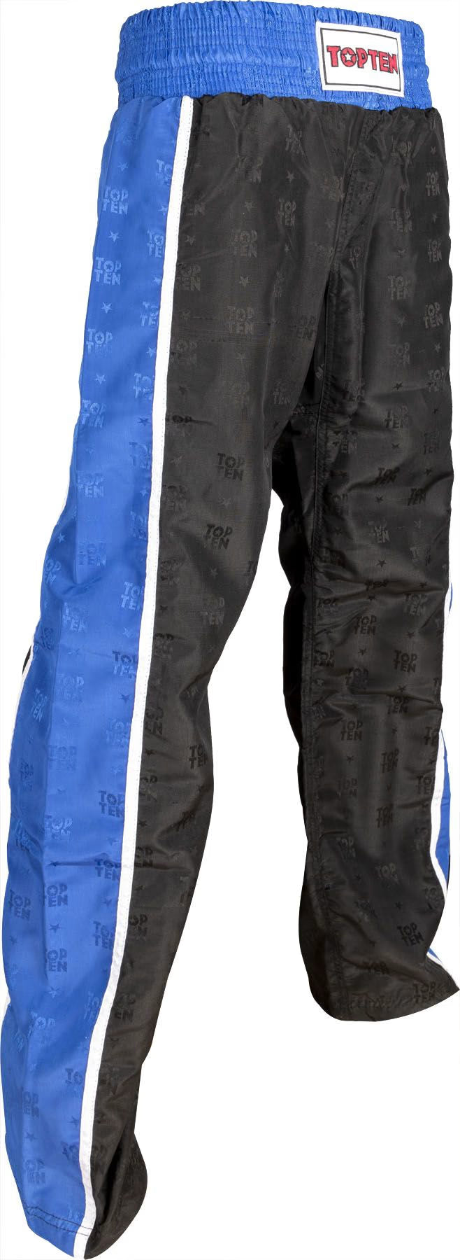 TOP TEN Kickboxhose "Stripes" mit WAKO IF Label