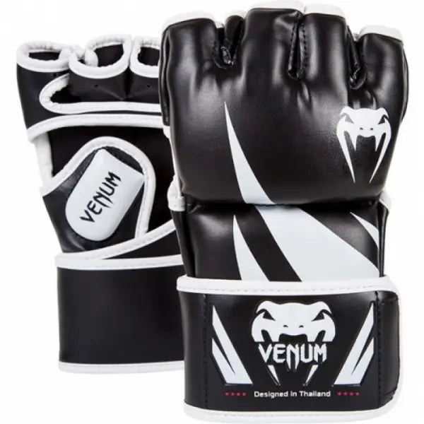 Venum Challenger MMA Gloves - Skintex Leather - Black