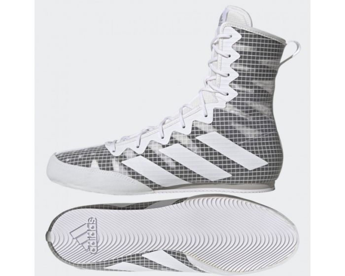 adidas Box Hog 4 in Grau/Weiss