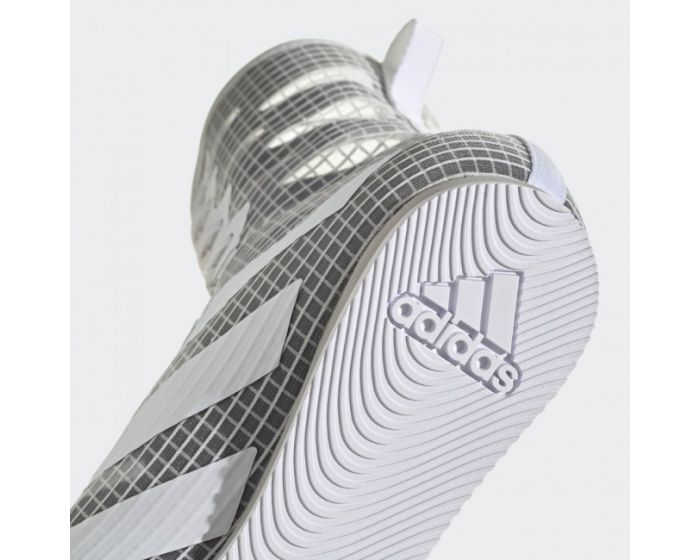 adidas Box Hog 4 in Grau/Weiss