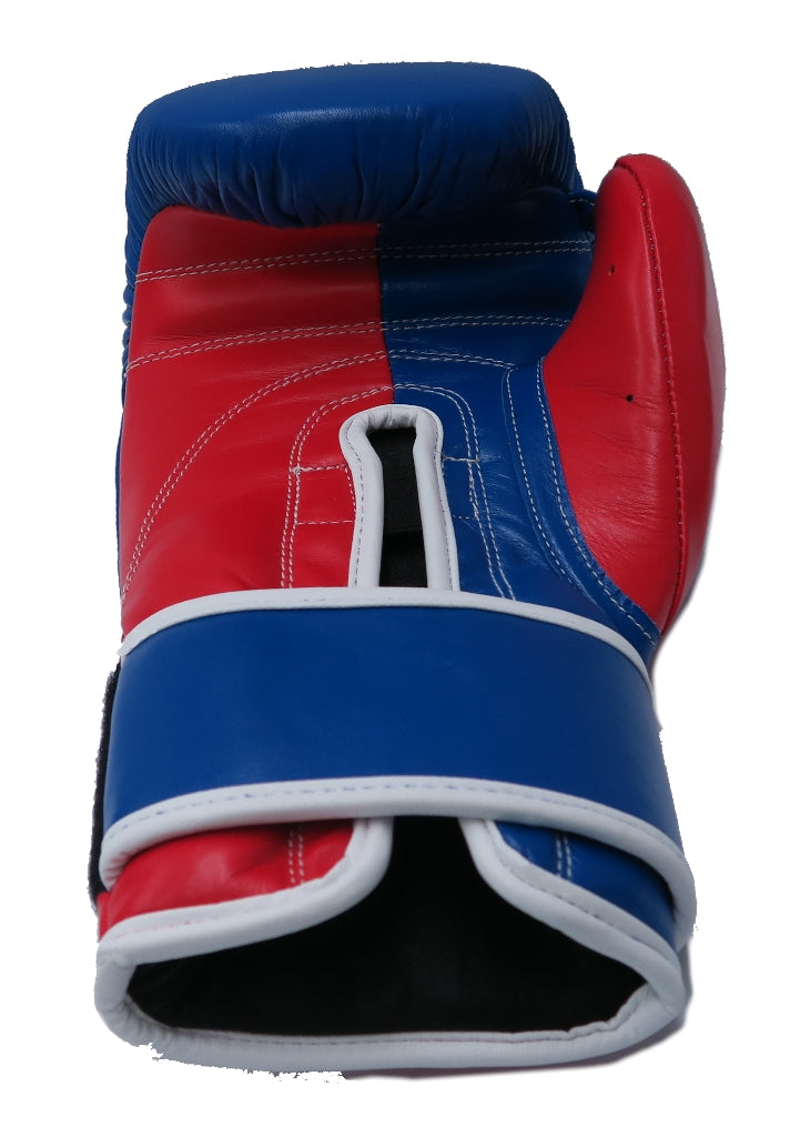 44er Boxhandschuh Leder Rot Blau 12 Oz