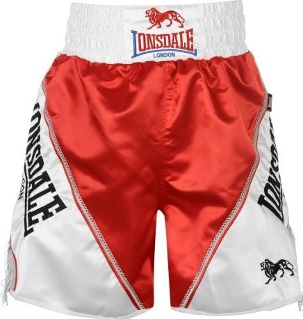 Lonsdale B/Tass Boxshorts Weiss/Rot