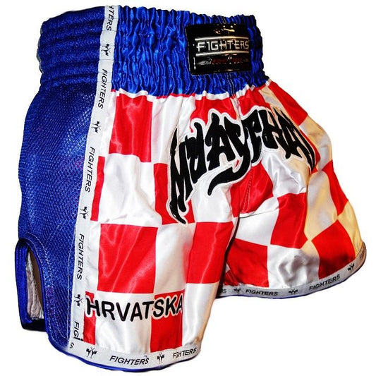 FIGHTERS Muay Thai Shorts Kroatien-Hrvatska