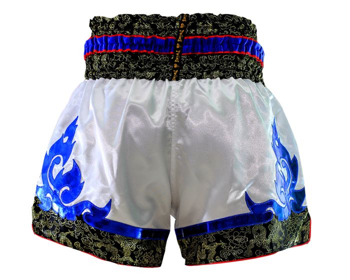 TWINS THAI SHORTS Weiss/Blau