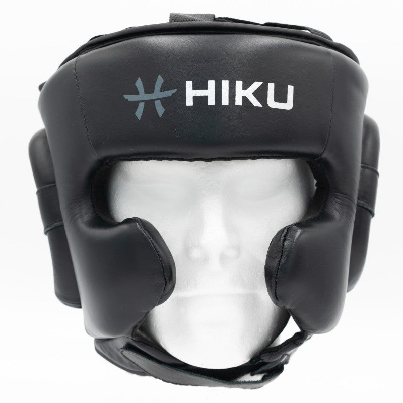 HIKU Kopfschutz Leder (schwarz) 2