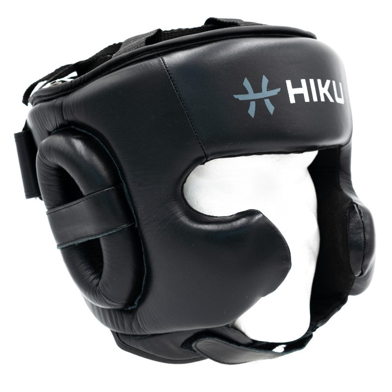 HIKU Kopfschutz Leder (schwarz) 2