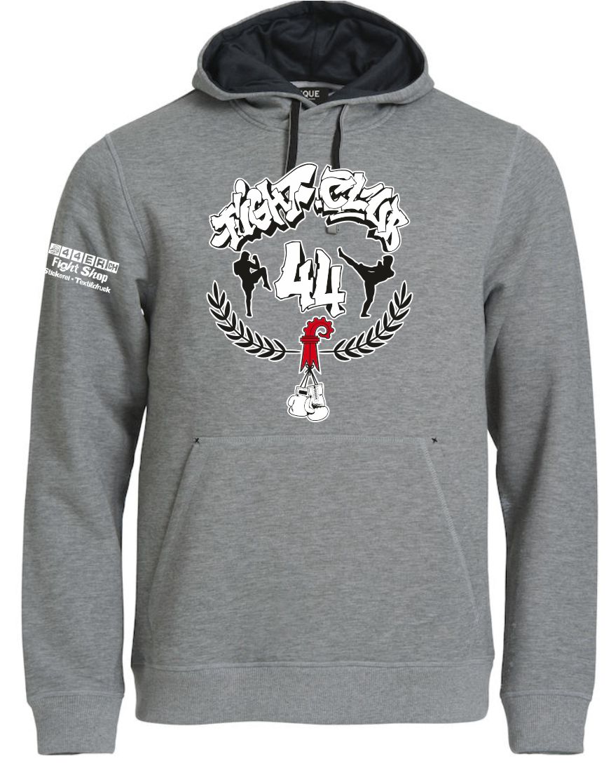 Fight Club 44 Kapuzen Pullover Classic Grau