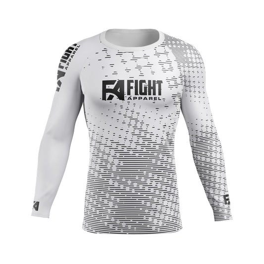 Fight Apparel  Basic - Ranked Rashguard - Longsleeve - Black Ranked